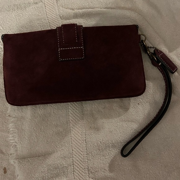 EUC Coach Suede Wristlet - Picture 4 of 9